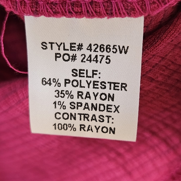 Skies are Blue pink women's large top - Picture 4 of 6